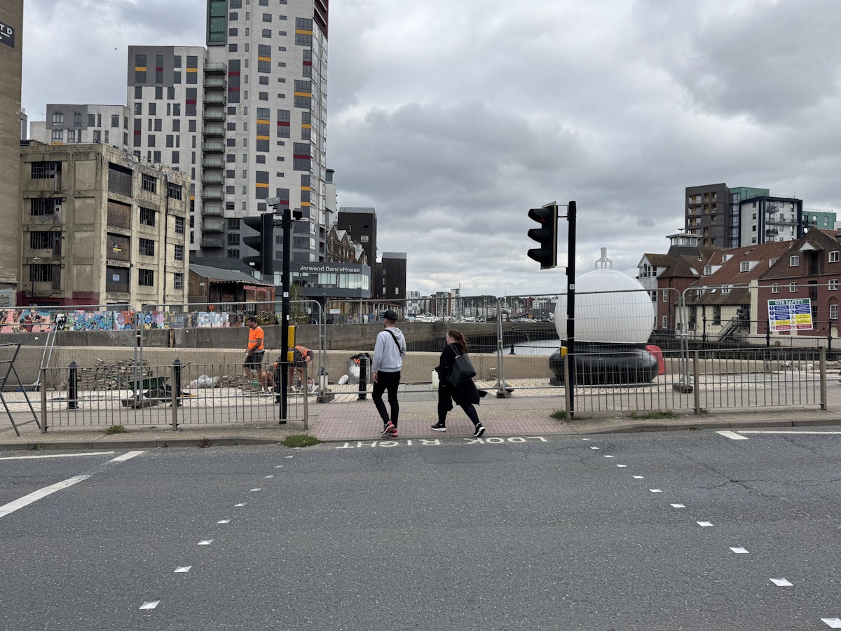The pedestrian crossing on Bridge Street will be relocated so that it is in line with the entrance to St Peter’s Dock